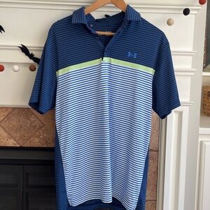 Men’s under armour short sleeve golf shirt medium